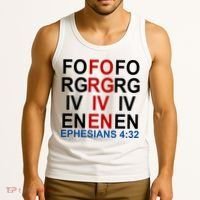 Forgiven Christian Saying Tank Top thumb 3