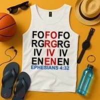Forgiven Christian Saying Tank Top thumb 4