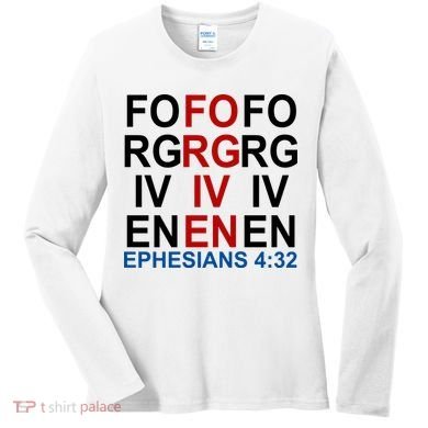 Forgiven Christian Saying Women's Long Sleeve Shirt