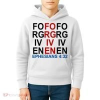 Forgiven Christian Saying Kids Hoodie thumb 4