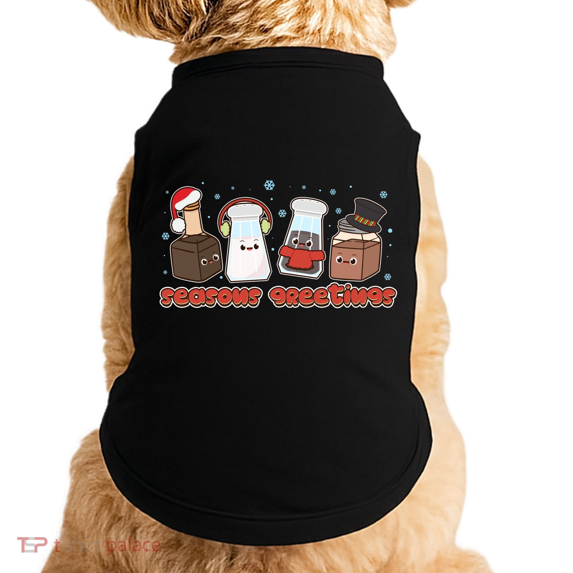 Funny Christmas Seasons Greeting Doggie Tank