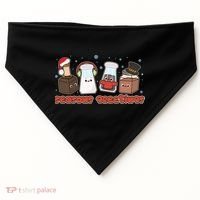 Funny Christmas Seasons Greeting USA-Made Doggie Bandana thumb 0