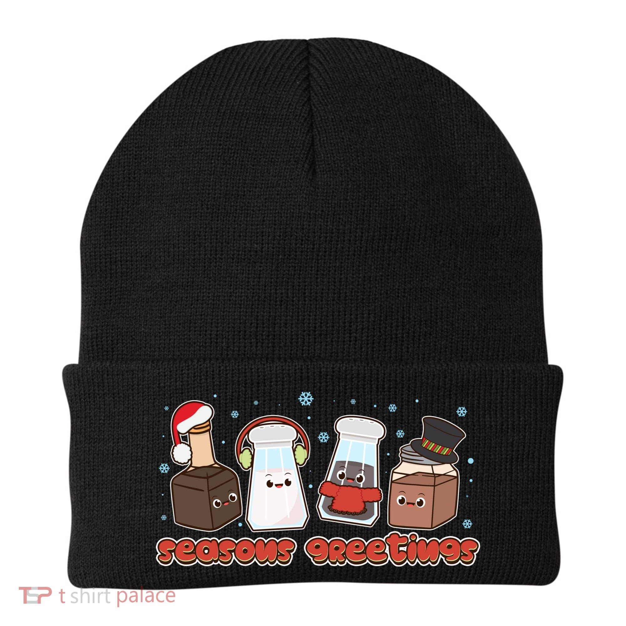 Funny Christmas Seasons Greeting Beanie
