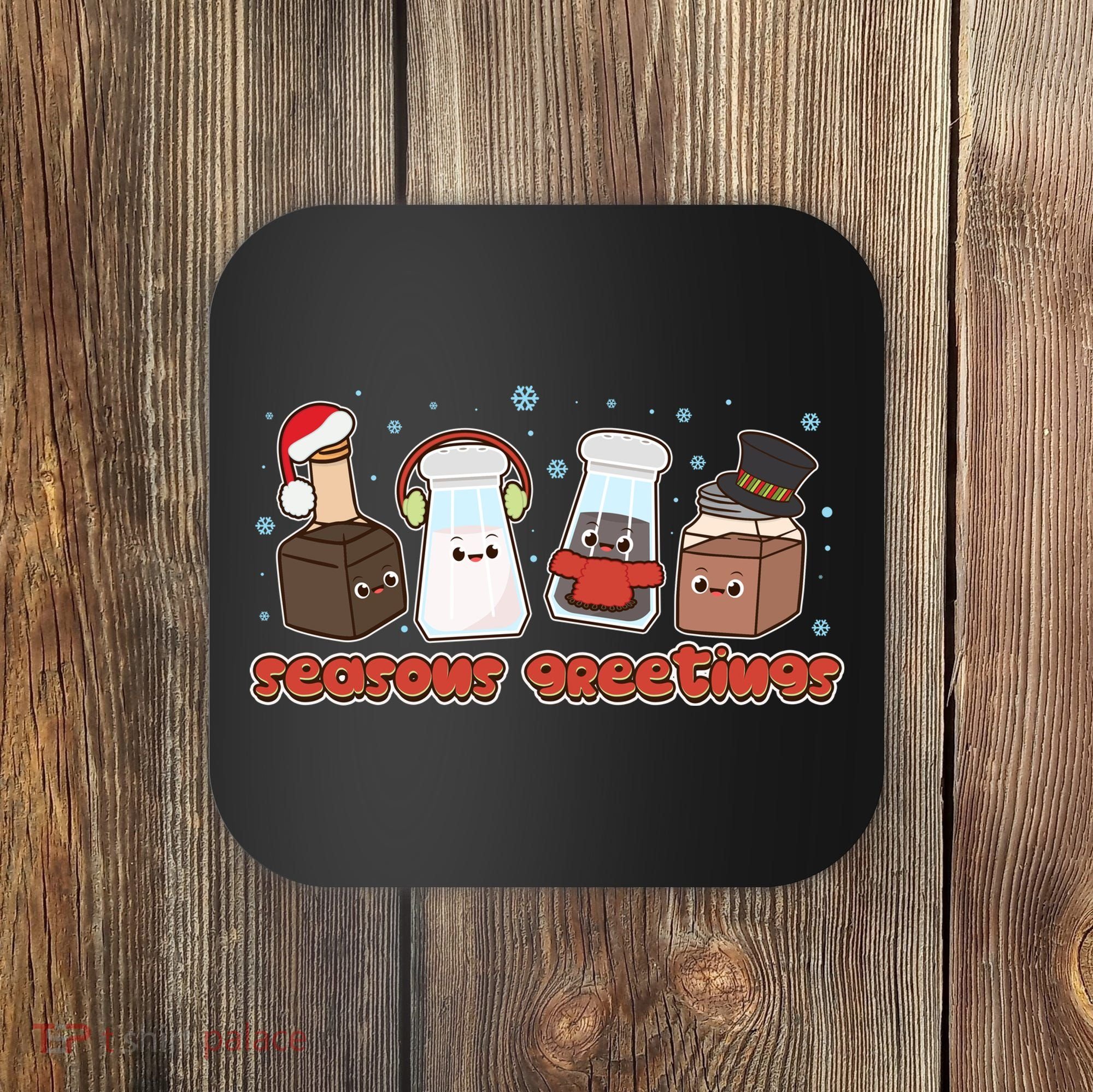 Funny Christmas Seasons Greeting Coaster