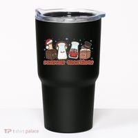 Funny Christmas Seasons Greeting Tumbler thumb 0