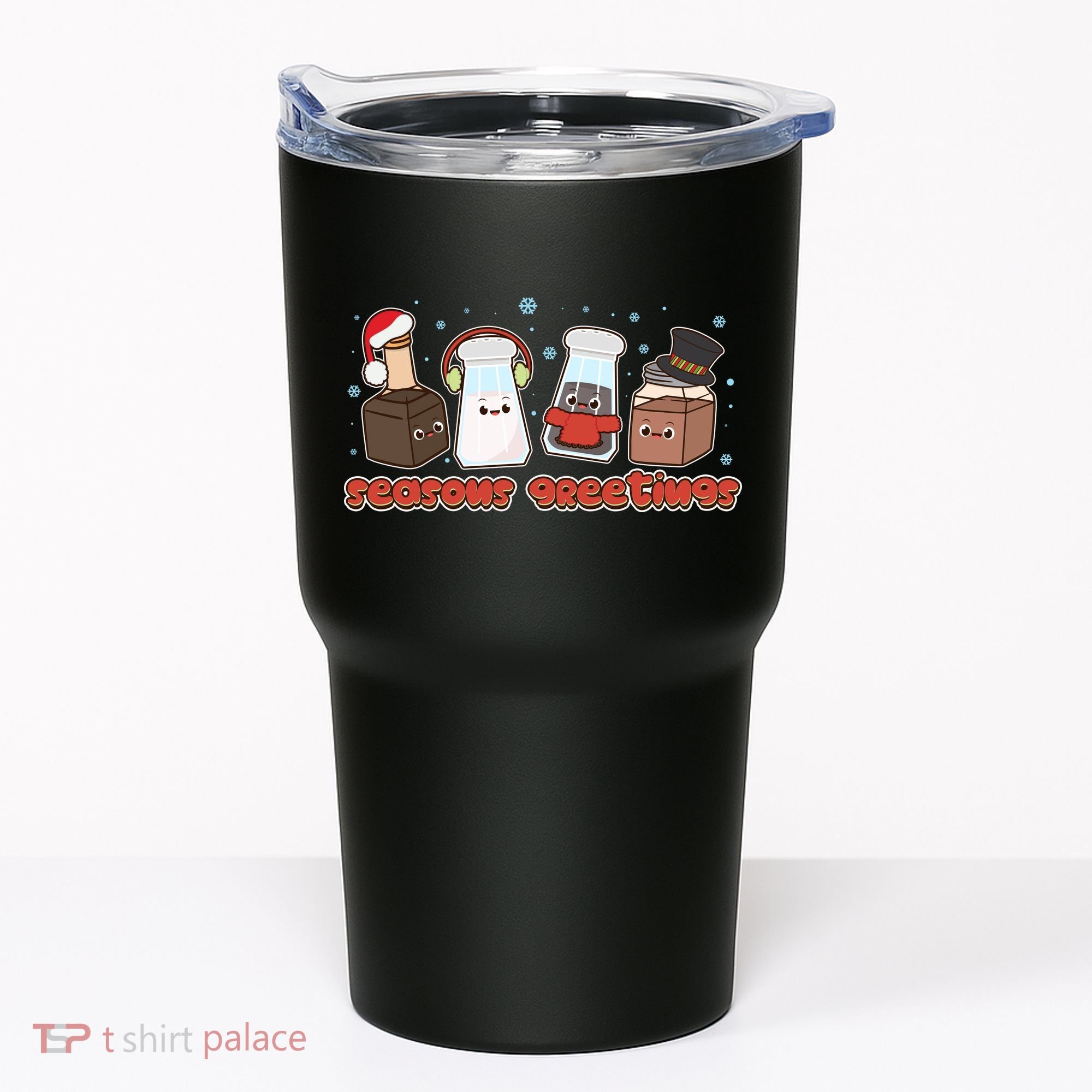 Funny Christmas Seasons Greeting Tumbler