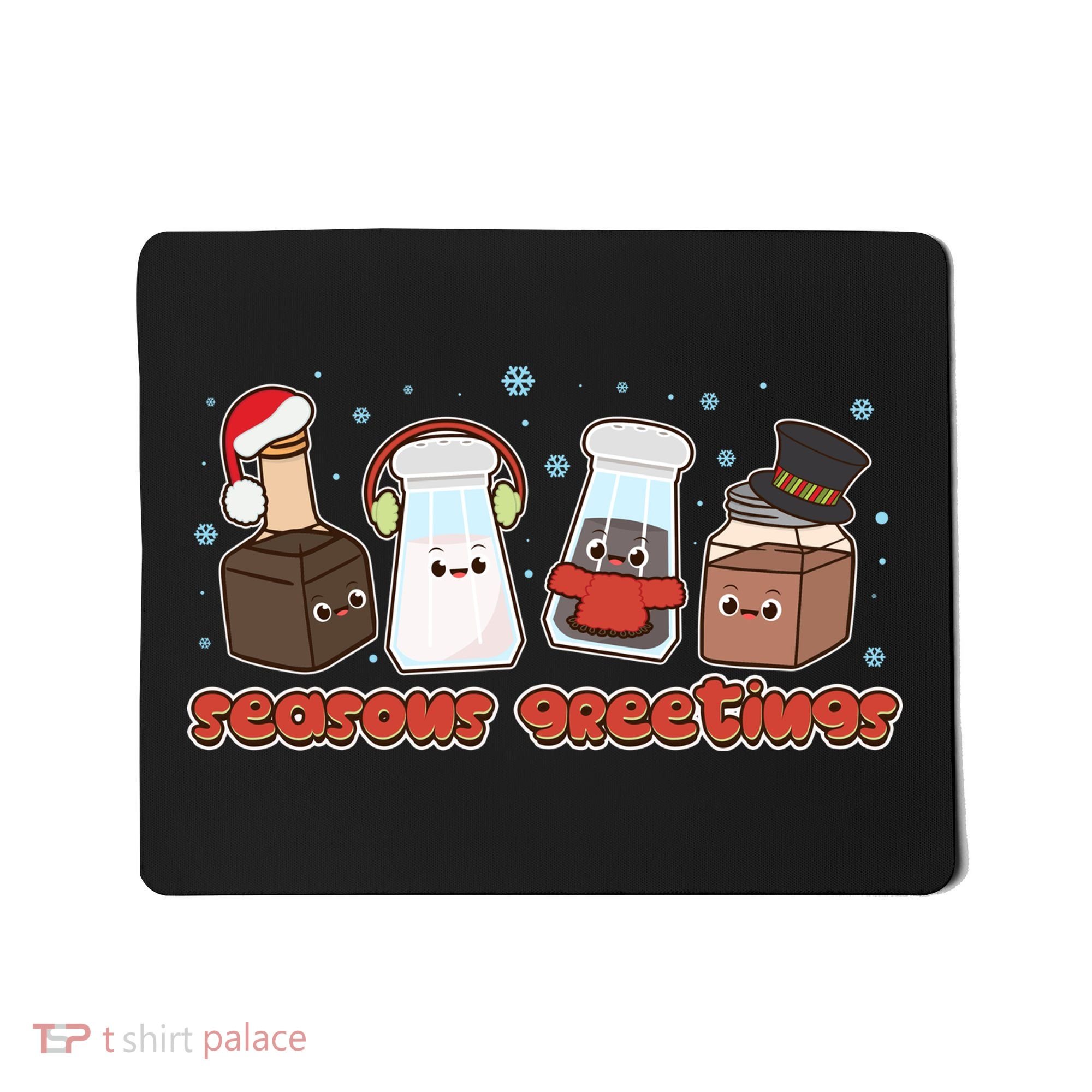Funny Christmas Seasons Greeting Mousepad