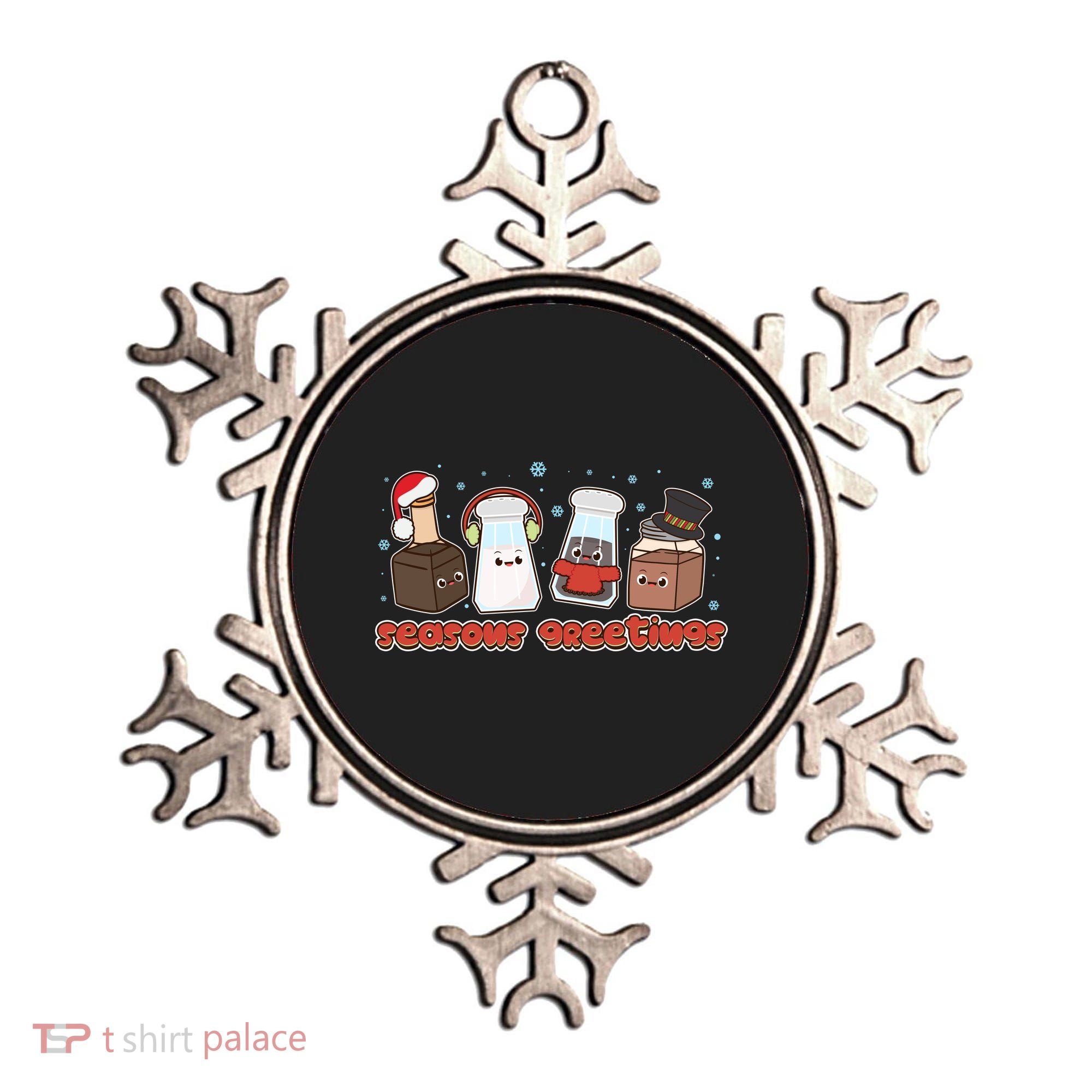Funny Christmas Seasons Greeting Ornament