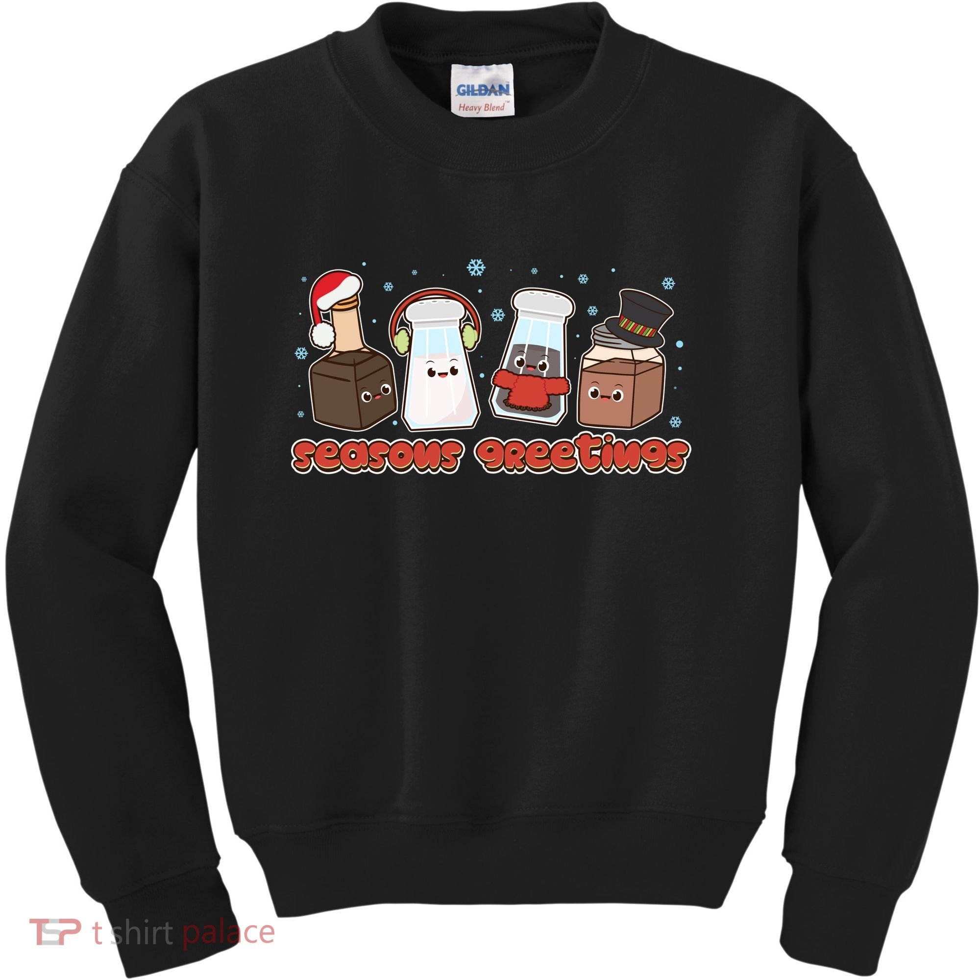 Funny Christmas Seasons Greeting Kids Sweatshirt