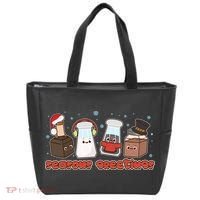 Funny Christmas Seasons Greeting Tote Bag thumb 0