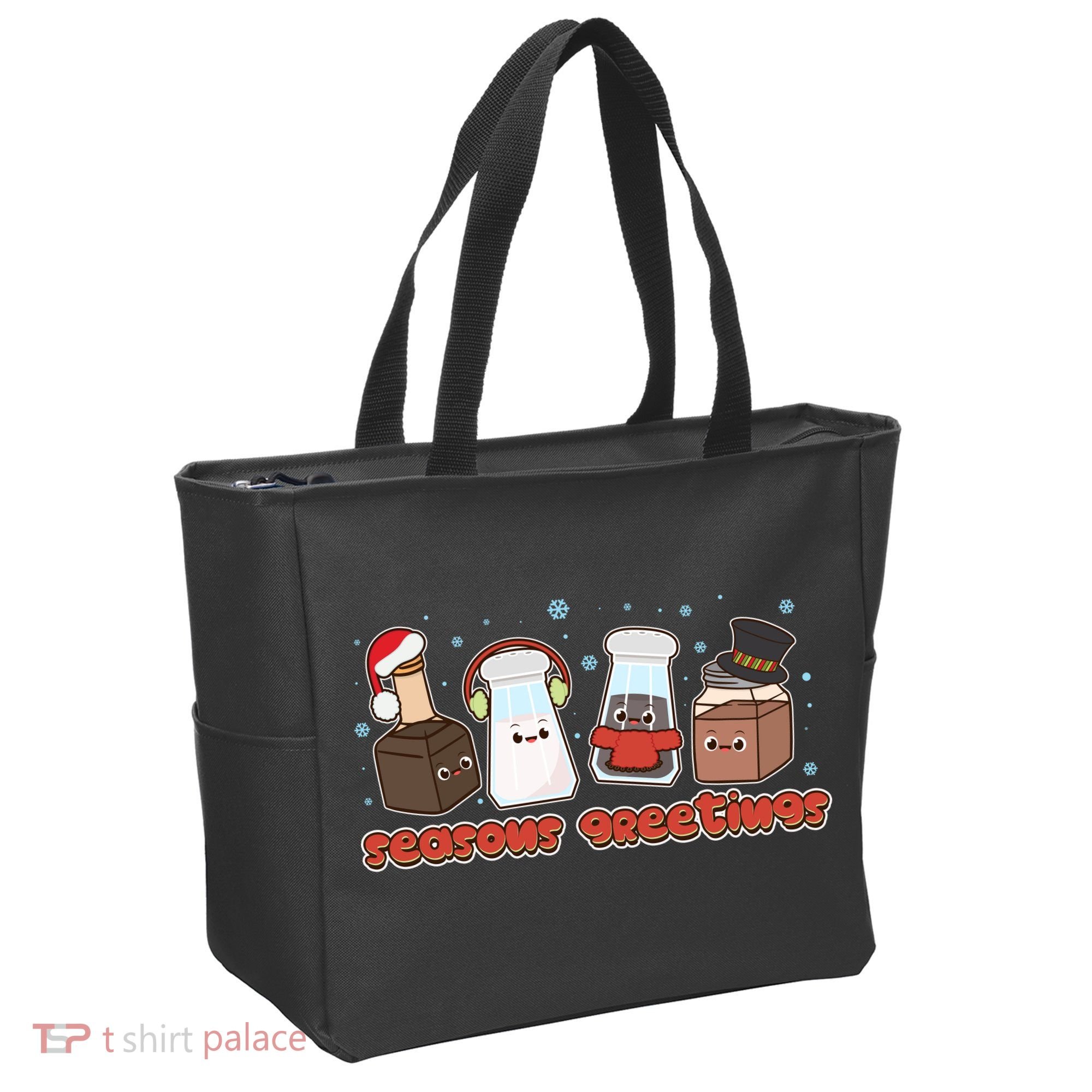 Funny Christmas Seasons Greeting Tote Bag