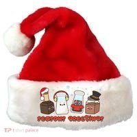 Funny Christmas Seasons Greeting Santa Hat thumb 0