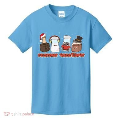 Funny Christmas Seasons Greeting Kids T-Shirt