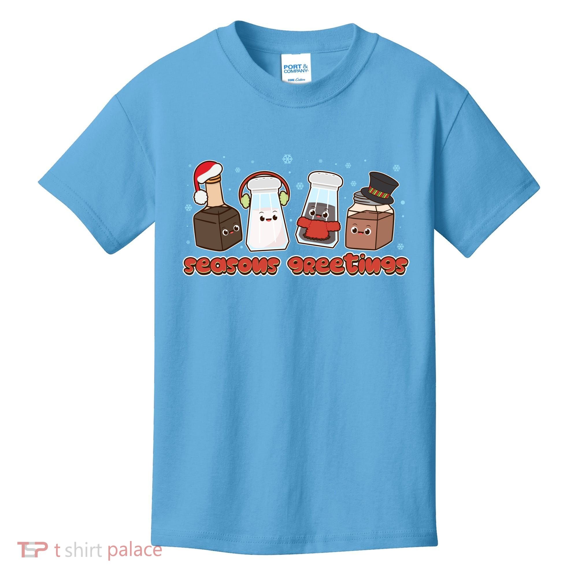 Funny Christmas Seasons Greeting Kids T-Shirt