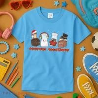 Funny Christmas Seasons Greeting Kids T-Shirt thumb 3