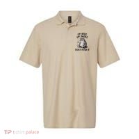 Funny Coffee Sarcastic Cat Lover Morning Vibes saying Polo thumb 0