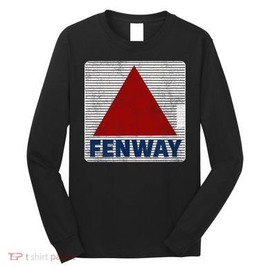 Fenway Citgo Sign Boston Retro Graphic  Long Sleeve Shirt