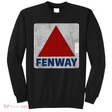 Fenway Citgo Sign Boston Retro Graphic  Sweatshirt