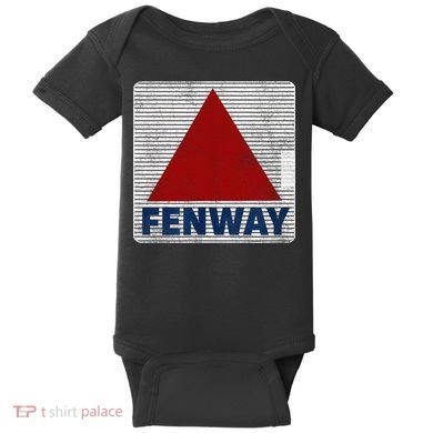 Fenway Citgo Sign Boston Retro Graphic  Baby Bodysuit