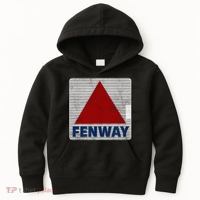 Fenway Citgo Sign Boston Retro Graphic  Kids Hoodie