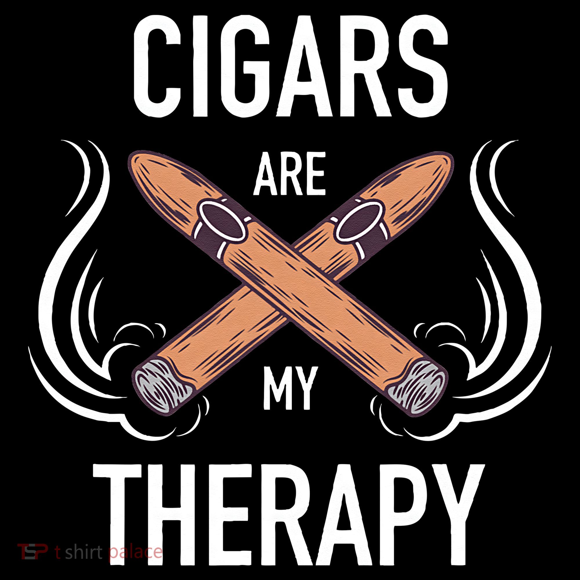 Funny Cigar Smoker Cigars Are My Therapy Gift Women's Hoodie
