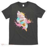 Fun Colorful Summer Time Vanilla Ice Cream T-Shirt thumb 0