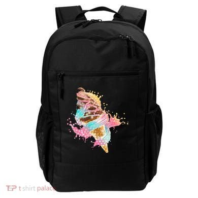 Fun Colorful Summer Time Chocolate Ice Cream Backpack