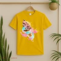 Fun Colorful Summer Time Chocolate Ice Cream T-Shirt thumb 2