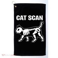 Funny Cat Scan Ct Scan Cat Xgiftray Pun Sarcastic Rad Tech Gift Meaningful Gift Golf Towel thumb 0
