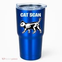 Funny Cat Scan Ct Scan Cat Xgiftray Pun Sarcastic Rad Tech Gift Meaningful Gift Tumbler thumb 0