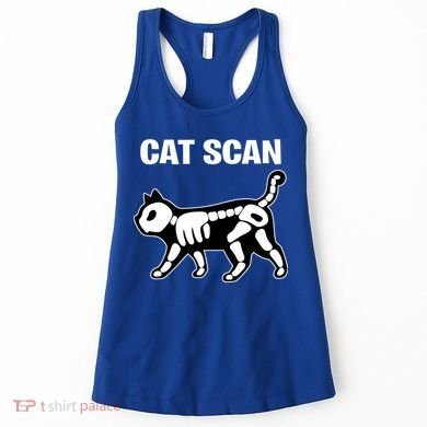 Funny Cat Scan Ct Scan Cat Xgiftray Pun Sarcastic Rad Tech Gift Meaningful Gift Women's Tank Top