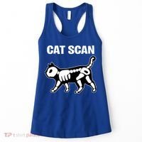 Funny Cat Scan Ct Scan Cat Xgiftray Pun Sarcastic Rad Tech Gift Meaningful Gift Women's Tank Top thumb 0