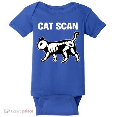 Funny Cat Scan Ct Scan Cat Xgiftray Pun Sarcastic Rad Tech Gift Meaningful Gift Baby Bodysuit