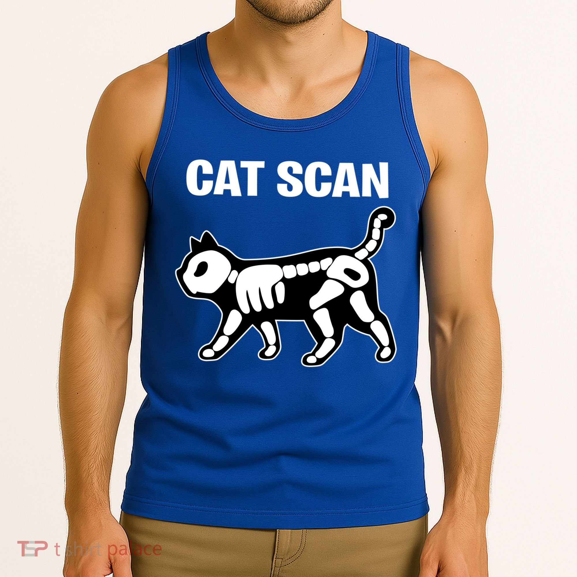 Funny Cat Scan Ct Scan Cat Xgiftray Pun Sarcastic Rad Tech Gift Meaningful Gift Tank Top