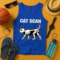 Funny Cat Scan Ct Scan Cat Xgiftray Pun Sarcastic Rad Tech Gift Meaningful Gift Tank Top thumb 4