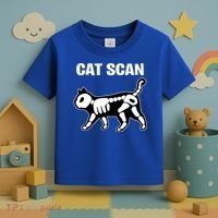 Funny Cat Scan Ct Scan Cat Xgiftray Pun Sarcastic Rad Tech Gift Meaningful Gift Toddler T-Shirt thumb 3
