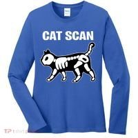 Funny Cat Scan Ct Scan Cat Xgiftray Pun Sarcastic Rad Tech Gift Meaningful Gift Women's Long Sleeve Shirt thumb 0