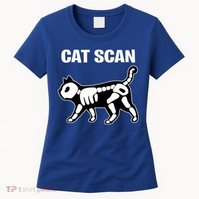 Funny Cat Scan Ct Scan Cat Xgiftray Pun Sarcastic Rad Tech Gift Meaningful Gift Women's T-Shirt