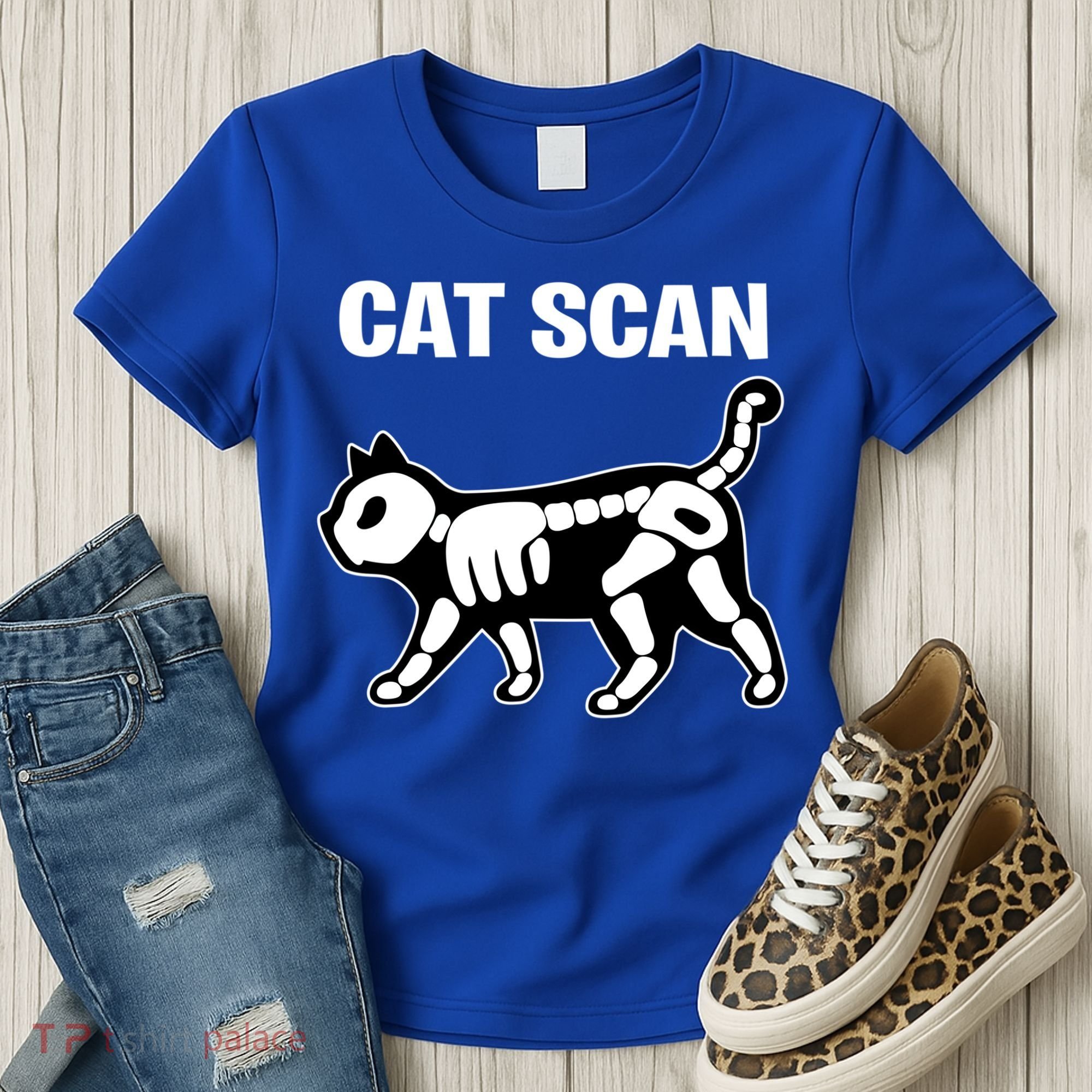 Funny Cat Scan Ct Scan Cat Xgiftray Pun Sarcastic Rad Tech Gift Meaningful Gift Women's T-Shirt