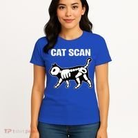 Funny Cat Scan Ct Scan Cat Xgiftray Pun Sarcastic Rad Tech Gift Meaningful Gift Women's T-Shirt thumb 4