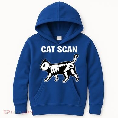 Funny Cat Scan Ct Scan Cat Xgiftray Pun Sarcastic Rad Tech Gift Meaningful Gift Kids Hoodie