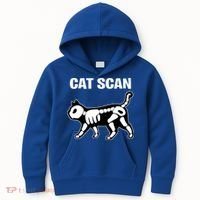 Funny Cat Scan Ct Scan Cat Xgiftray Pun Sarcastic Rad Tech Gift Meaningful Gift Kids Hoodie thumb 0