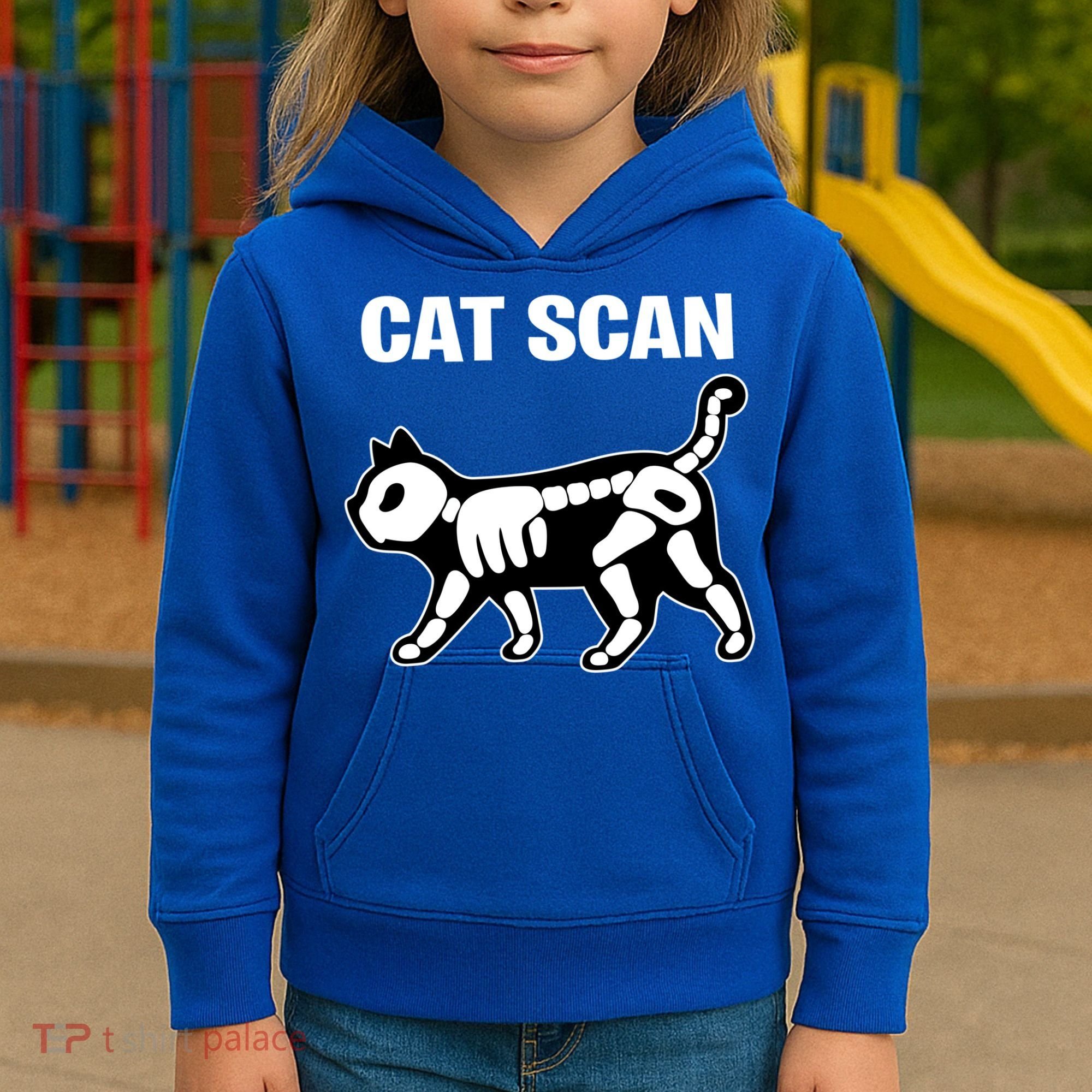Funny Cat Scan Ct Scan Cat Xgiftray Pun Sarcastic Rad Tech Gift Meaningful Gift Kids Hoodie