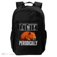 Funny Chemistry Science I Nap Periodically Capybara Lover Backpack thumb 0
