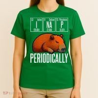 Funny Chemistry Science I Nap Periodically Capybara Lover T-Shirt thumb 4