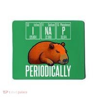 Funny Chemistry Science I Nap Periodically Capybara Lover Mousepad thumb 0