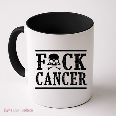 F Cancer Skull And Crossbones Coffee Mug