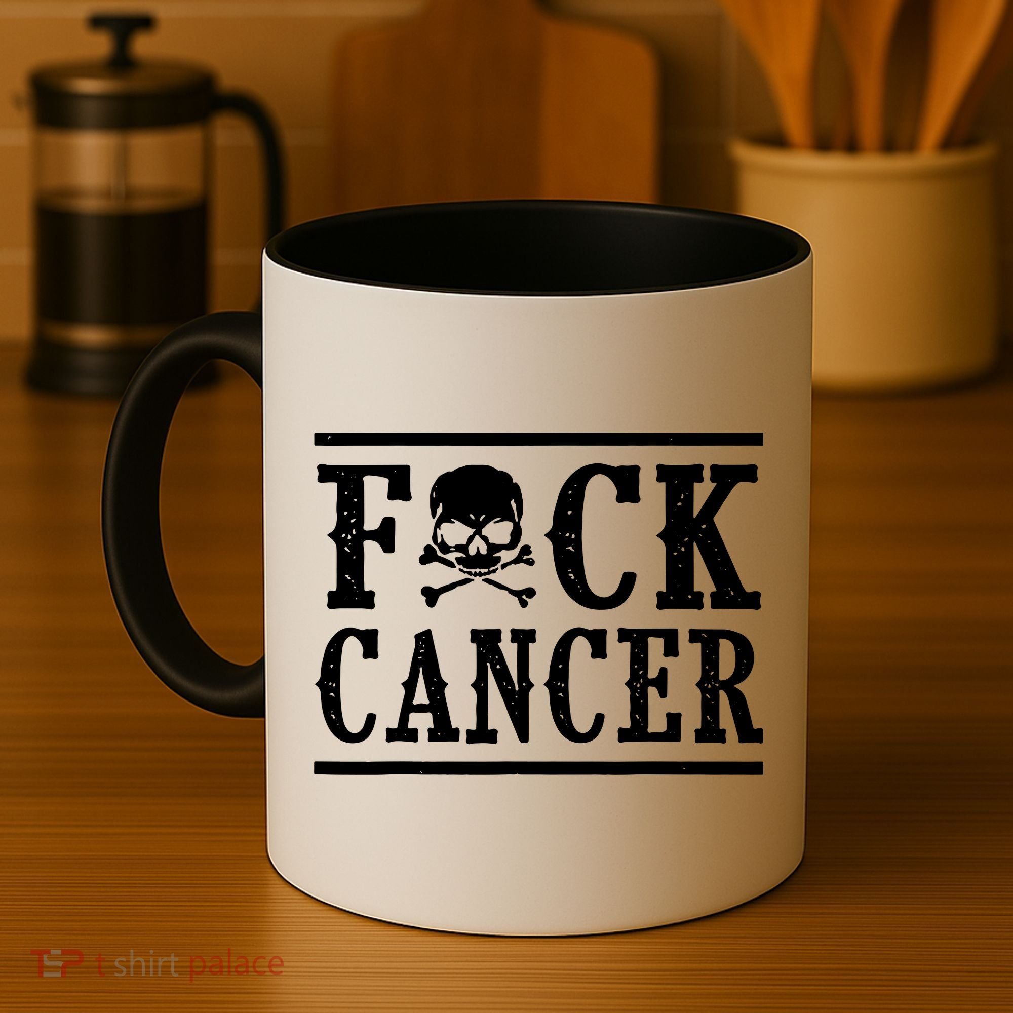 F Cancer Skull And Crossbones Coffee Mug