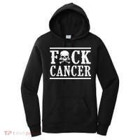 F Cancer Skull And Crossbones Women's Hoodie thumb 0
