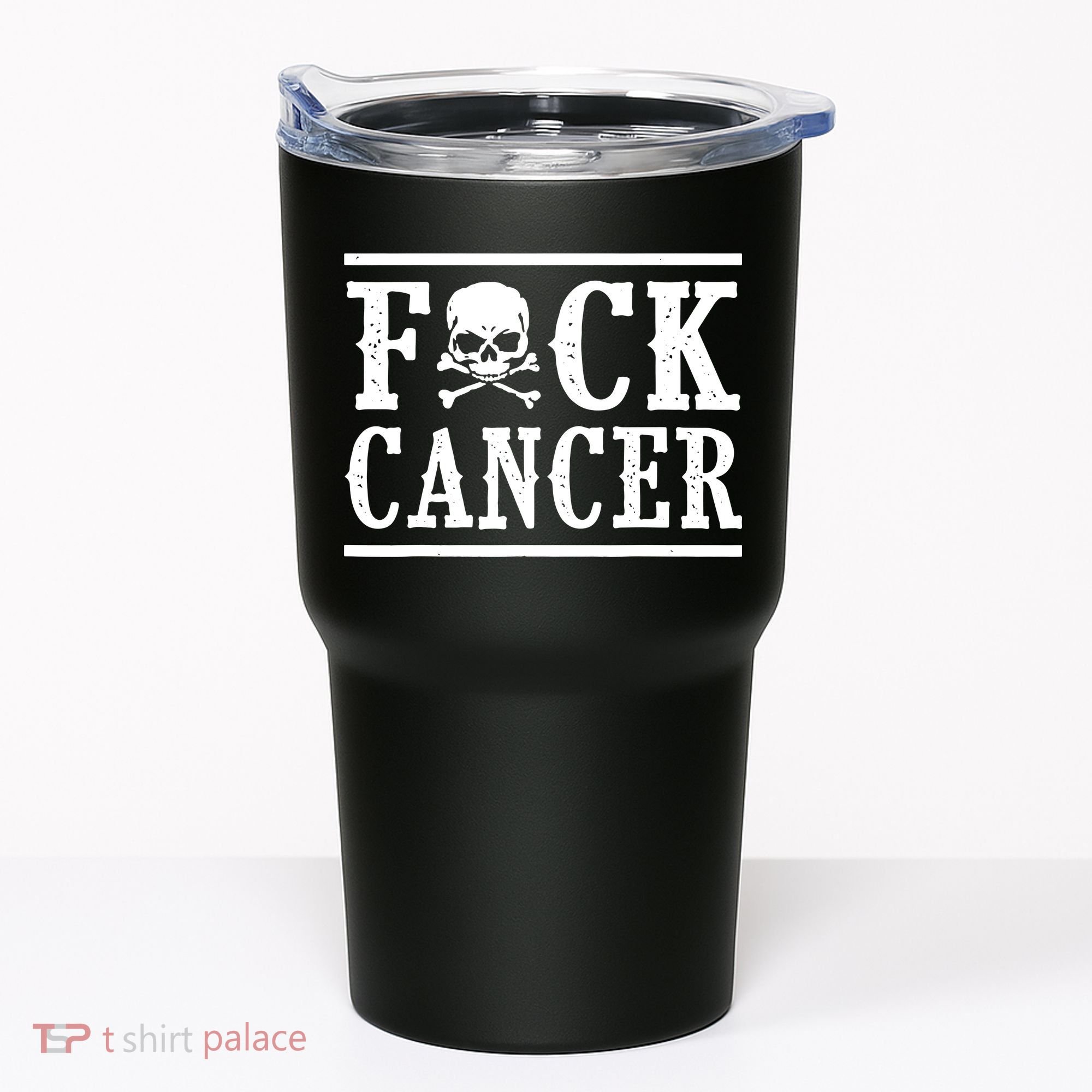 F Cancer Skull And Crossbones Tumbler